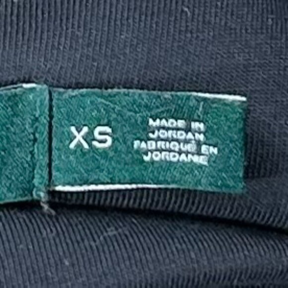 Lauren by Ralph Lauren Black Quilted Velvet Bomber Jacket Size XS - Picture 5 of 9